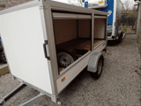 Gesloten aanhanger MTM 2000kg met dakrek