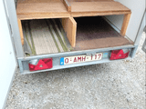 Gesloten aanhanger MTM 2000kg met dakrek