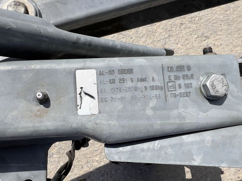 Geremde aanhanger 2700kg - Merk: BW
